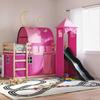 VidaXL Bunk Bed Without Mattress with Slide and Curtains 90x200 Cm 3284163