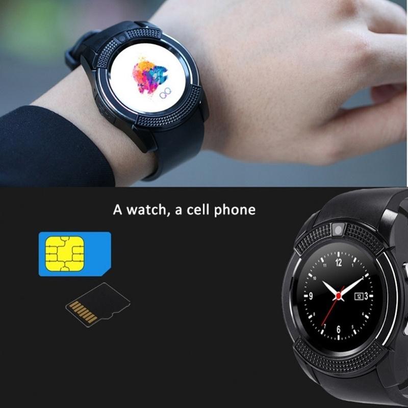 Wireless Smart Watch Bluetooth Reminder Monitor Anti-lost Camera for IOS Android