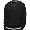 Jordan Crew Neck Pullover Comfortable Long Sleeve Sweatshirt Men sweatshirt Black HV1750010