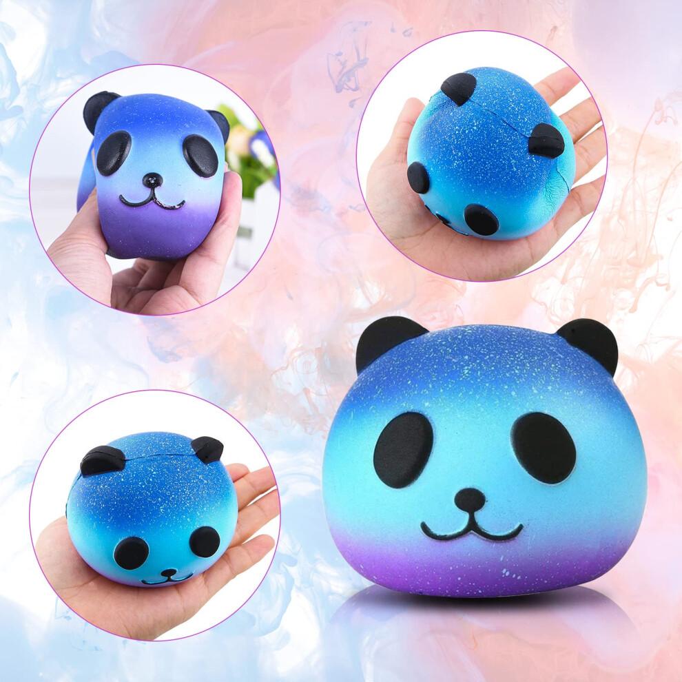 Squishies Spielzeug, hirsrian Langsam aufsteigende Squishy Spielzeuge Galaxie Jumbo Squishies Duftende Stressabbau Quetschpaket Beinhaltet Hirschzahn Panda Einhorn für Kinder