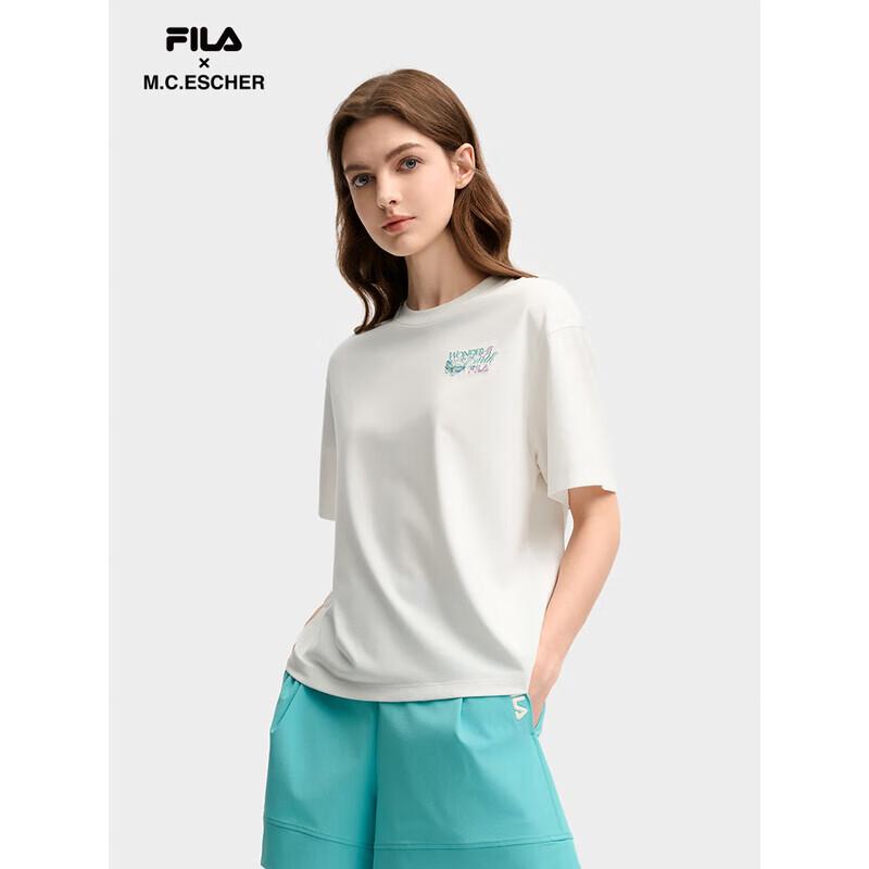 FILA Women s Casual Knit Short Sleeve T-Shirt L