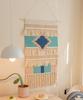 Stylish Korean-inspired Fabric Wall Hanging Tapestry, Korean Fabric Poster, Korean Interior Wall Display, Bohemian Wall Art, 49.5 X 87cm (Other 1)