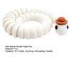 3D Printed Snake Figure Flexible Animal Fidget Toy Cute Articulating Snake Desk Toy for Collectors Easter Basket Stuffer