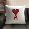 Fashion Luxury AAmi Cushion Cover Natural Linen Organic Fabric DoubleSided Printing Home Decor Breathable Environmentally