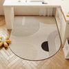 Wabi-Sabi Style Office Chair Mat Non-Slip Wear-Resistant Floor Rug For Desk Bedroom Home Decoration Carpet