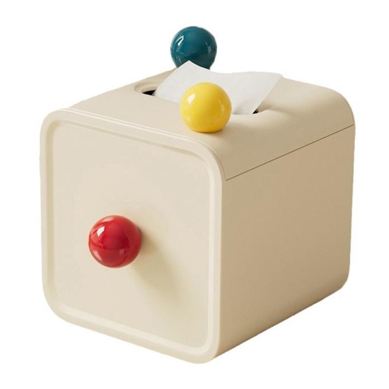 

Colorful Dopamine Tissue Box Napkin Holder Paper Roll Container for Living Room Bedroom Bathroom Home Decoration 1