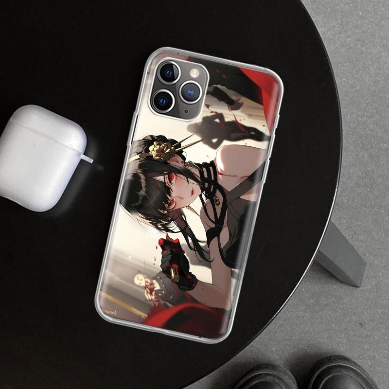 S-Spy Family Yor F-Forger Phone Case Cover for iPhone 11 12 13 Mini 14 15 Plus 16 Pro Max 17 Air 7 8 + SE Art Customized Fundas
