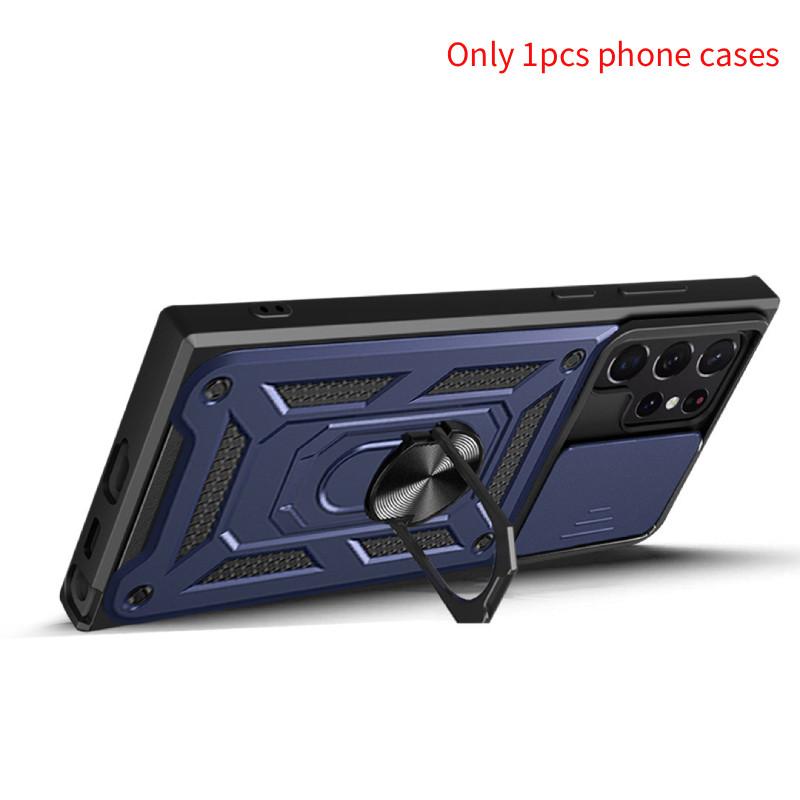 Samsung For Galaxy S24 Anti Fall Magnetic Phone Case With Bracket Protect Lens