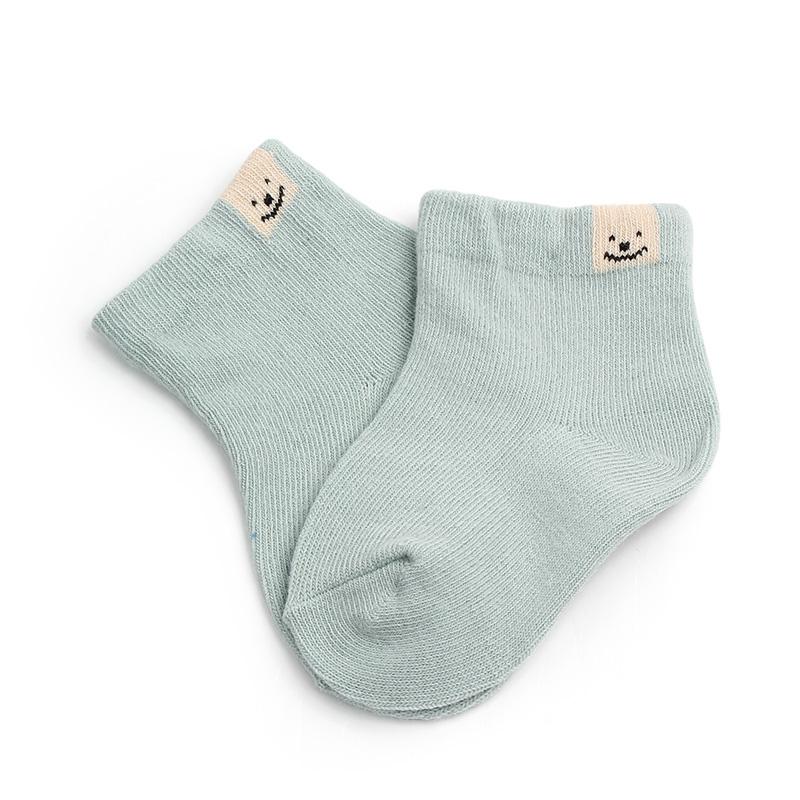 Cute Baby Socks for Newborn Toddler Boys and Girls Mulitiple Choices 0-6 Months Spring and Autumn 6 for a Set Soft Cotton W0038