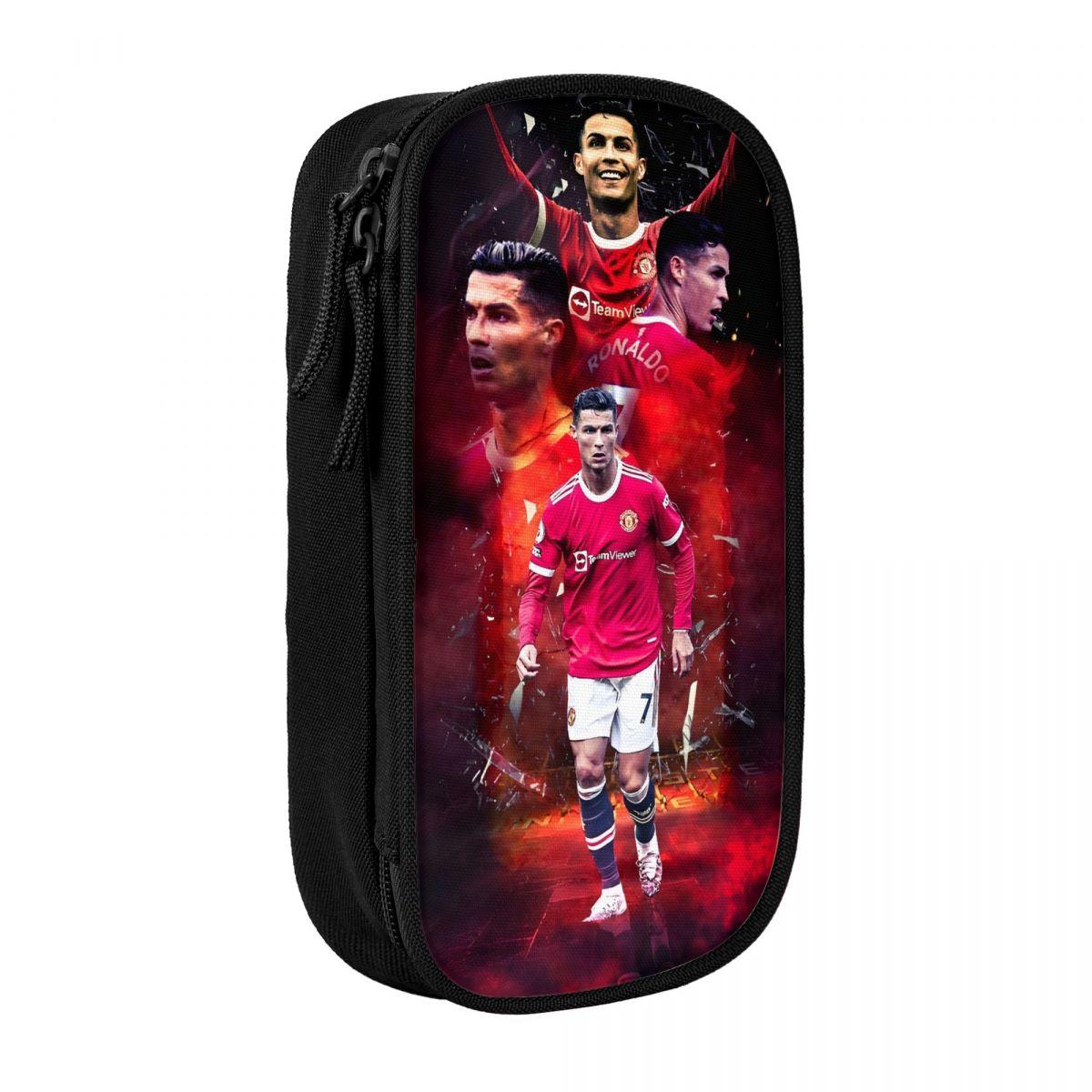 The Legend Voetbal Etuis Portugal Voetballer Etui Pennenhouder voor Student Potloodtassen Kantoor Cadeau Schrijfwaren