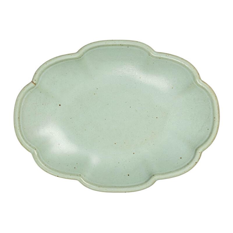 OLOEY Creative Floral Ceramic Plate