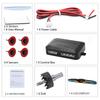 Reverse radar, voice broadcast LED display 4 sensors 16.8mm radar detection system backlight display