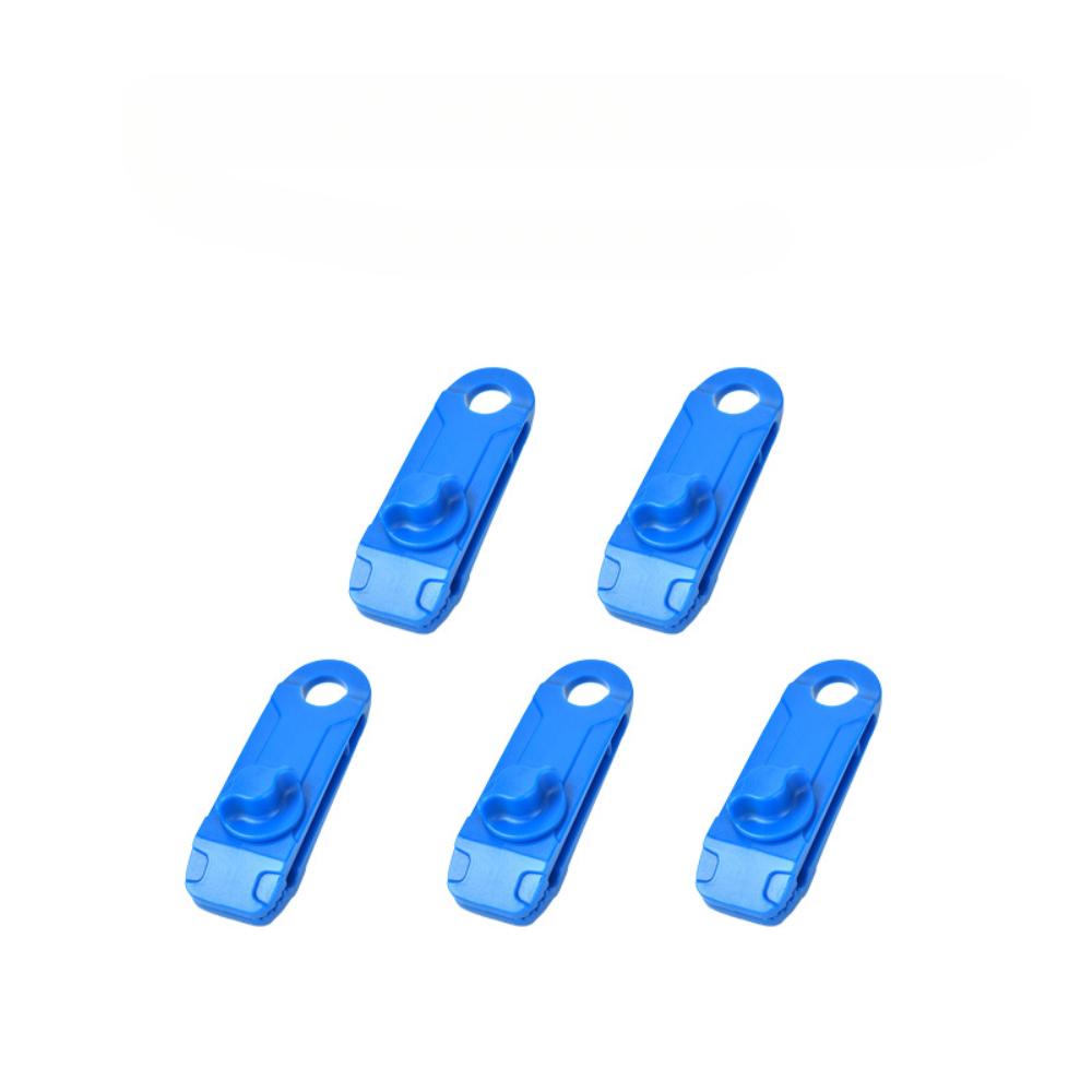 5PCS Tent Canopy Clip Outdoor Wind Rope Reusable Clamps Awning Tarpaulin Buckle Camping Mountaineering Shelters Accessories