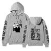 Jujutsu Kaisen Gojo Satoru Double-Sided Hoodie Anime Sleeve Print Long Sleeve Casual Manga Graphic Hooded Pullover Sweatshirt