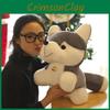 Simulation Cartoon Husky Plush Toy Animal Doll Dog Kid Soothing Gifts Sleep