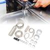 Stainless Steel Dress Up Hose Cover Kit     Hose Sleeving Set Extreme Heat Resistant for Vehicle