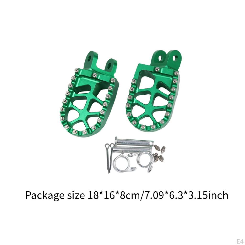 Foot Pegs for 600 XL600V Motorbike Accessories Aluminum Alloy Non-Slip Components