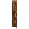 3 Piece Bathroom Furniture Set Smoked Oak Wood Based Material