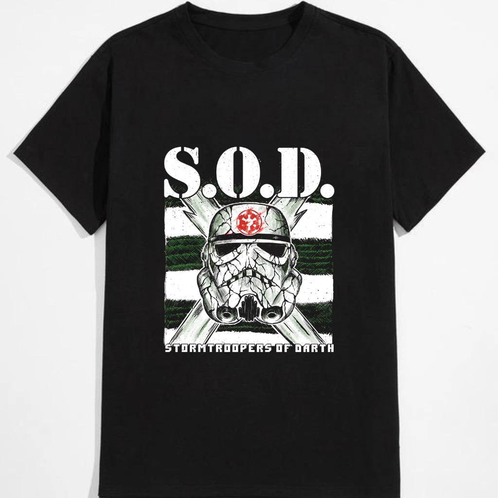 Stormtroopers of Death S.O.D. T-Shirt Black Unisex Thrash Metal Band Tee S-5XL M
