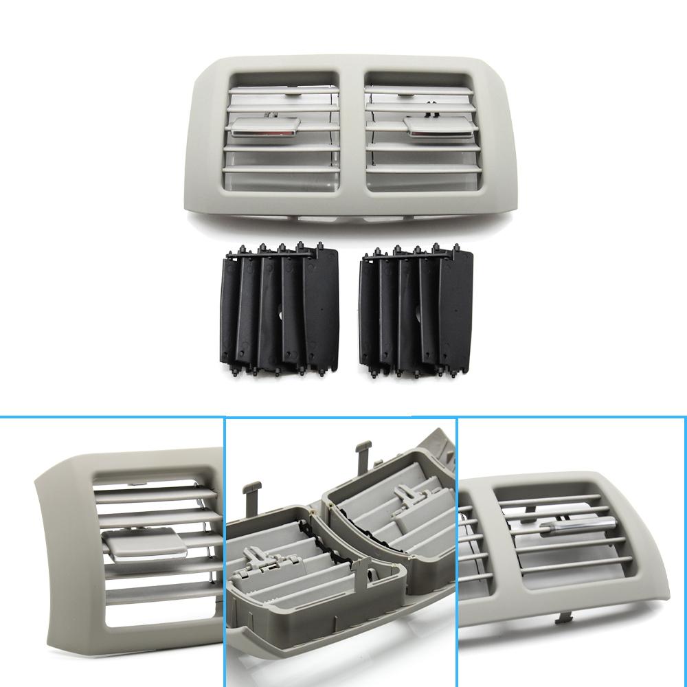 Front Rear Fresh Air Conditioner Chromed AC Vent Outlet Grille Cover For Mercedes Benz W251 2009-2018 R300 R320 R350 R400