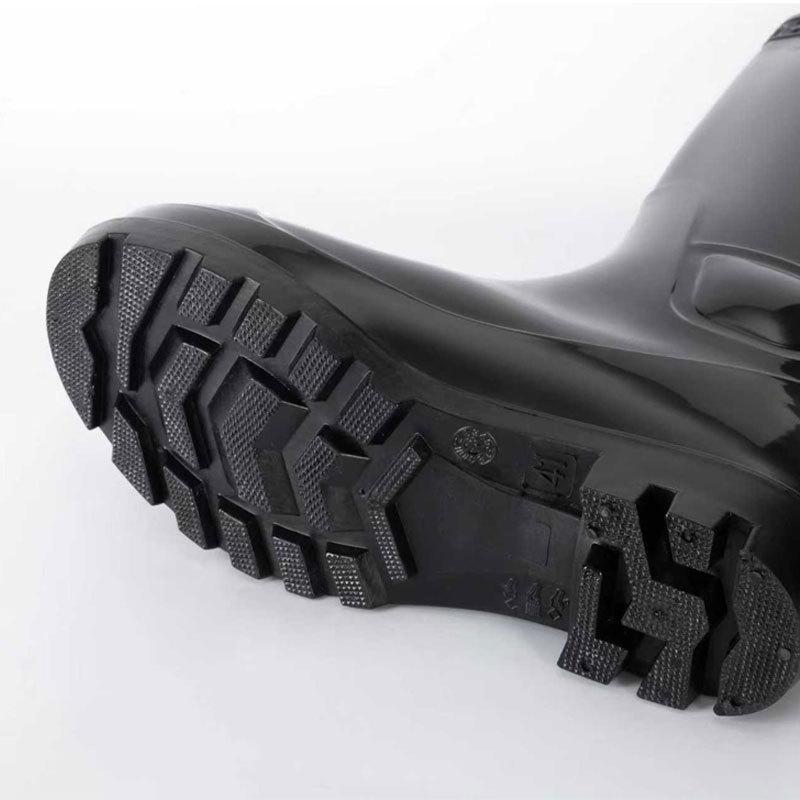 Steel head anti-smashing and anti-piercing high rain boots multi-functional safety boots protective rain shoes three waterproof shoes