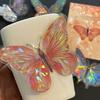 60PCS INS Style Butterfly Scrapbook Sticker Colorful Stationery Sticker  Furniture Decoration