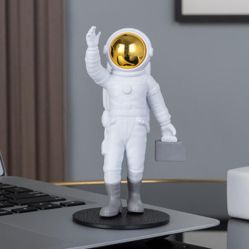 Astronauten-Figur-Ornament für Wohnzimmer oder Kinderzimmer - Weihnachtsgeschenk-Deko Weltraumfahrer