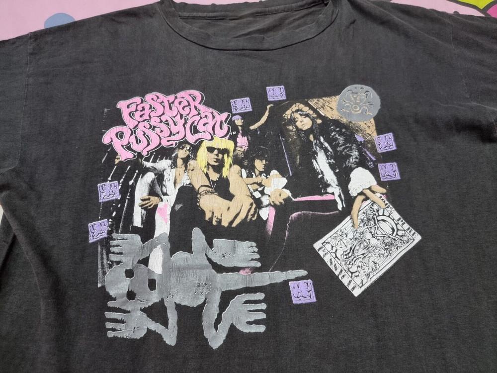 Faster Pussycat North American Tour Concert Unisex T-Shirt All Size QX939 Unisex T-Shirt M