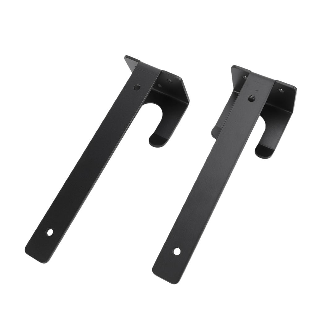 Schwebendes L-Regalhalterung Schwerlast Schwarz Stütze mit Haken Eisen Regalhalterung für Wandlagerung Organizer