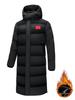 Unisex Winter Training Long Cotton Jacket - Thick, Warm Overcoat for Cold Protection