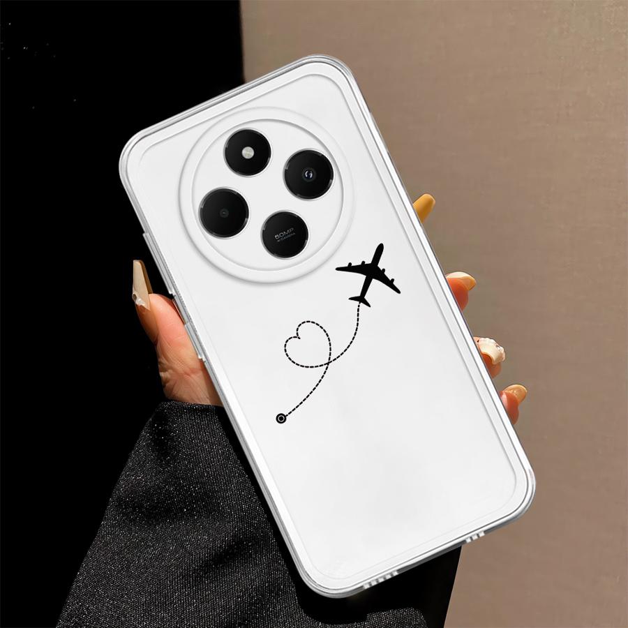 Case for Xiaomi Poco X3 Pro X3 NFC Soft Phone Cover Love Airplane Art