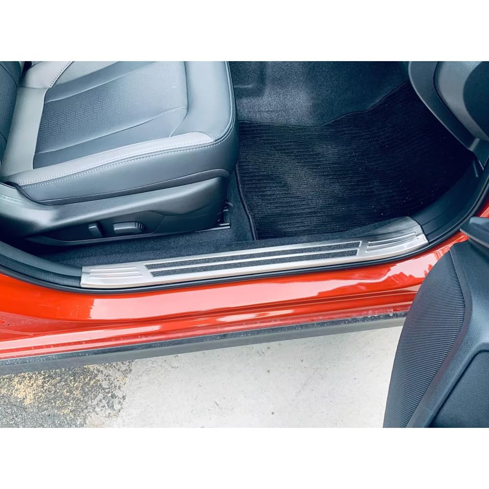 RUIQ Subaru New GU Series Interior Stainless Steel Step Side Step Designed Exclusively for the Subaru Crosstrek/Impreza Garnish, Garnish,