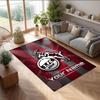 FC Köln Printed Crystal Velvet Rug Non‑Slip Crystal Velvet Carpet For Sofa Bedroom Indoor Home Decoration