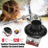 MACHSWON Capillary Car Thermostat, TS-120SR Cooling Radiator Fan Temperature Control Switch, Adjustable 0-120°C Heating/Cooling