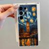 Hülle für Samsung Galaxy S26 S25 Edge S24 S23 Ultra S20 Plus S21 Note 20 Ultra 10 S22 FE Handyhülle Van Gogh Sternennacht