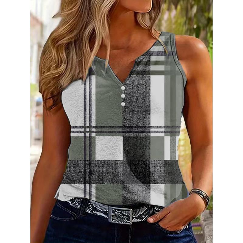 

JPNTKY Women s Fashion Casual Sleeveless V Neck Blouses & Shirts Unique design XXL