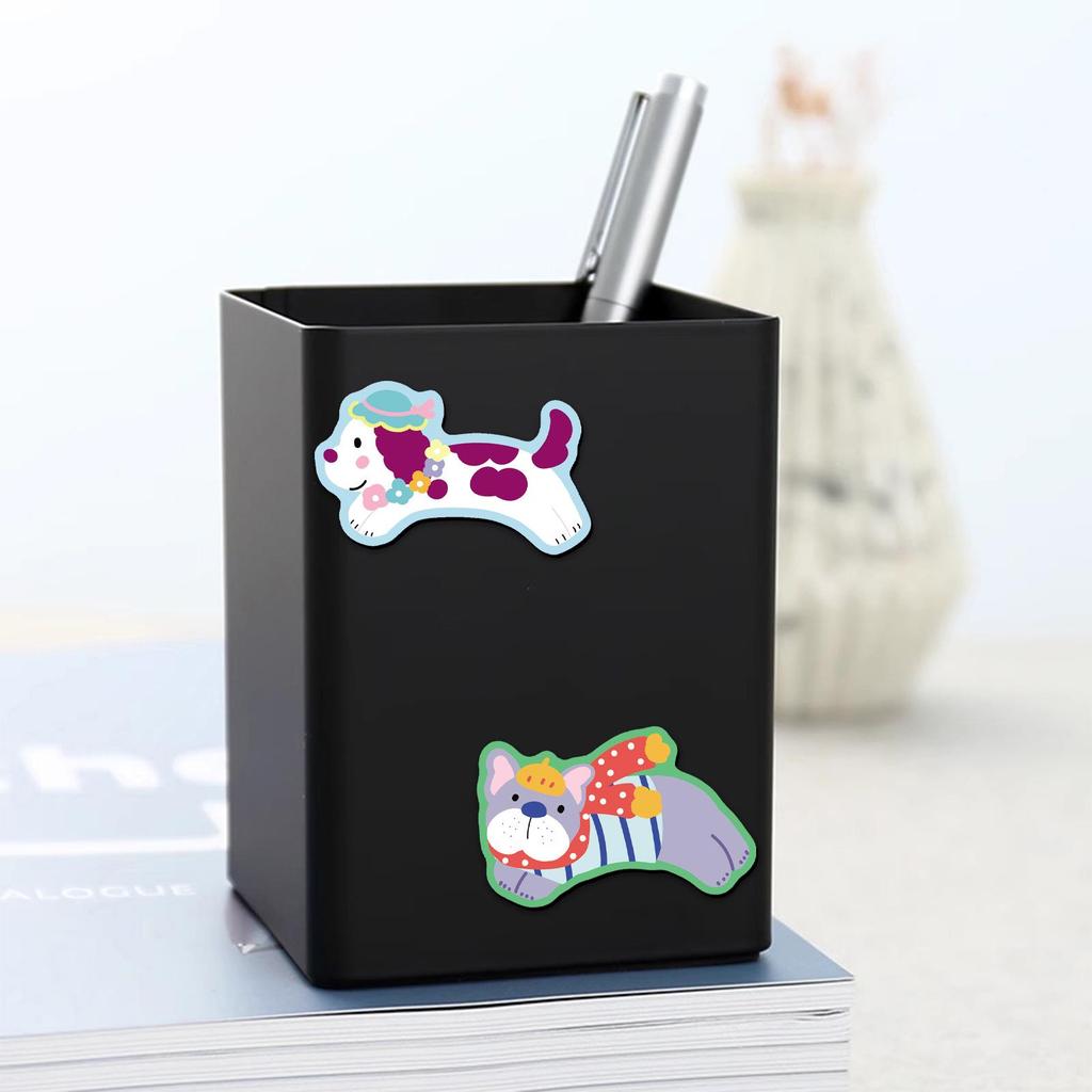 20pcs Cute Animal Graffiti Soft Magnetic Refrigerator Magnets - Waterproof Cartoon Pet Stickers