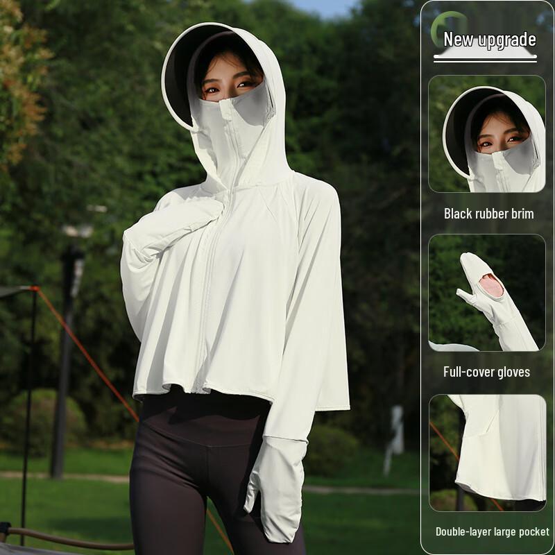 

Milin Women s UPF 40+ Sun Protection Hooded Jacket XL