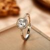 TikTok Trend Prinzessschliff Ein Karat Damenring - Schickes Luxus Offenes Design