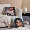 Singer BBritneyS Spears Cushion Cover Pillowcase Short Plush Invisible zipper Room Sofa Cushion Cover