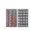 2 Sided Hanging Storage Bag Underwear Socks Bras Home Wardrobe Hanging Bag Modern Simple Style Folding Clothes Divider Bag