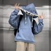 Grappige Haai Patchwork Fleece Hoodies Vrouwen Mannen Herfst Kawaii Sweatshirt Casual Lange Mouw Trui School Paar Kleding Nieuw