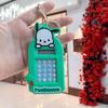 Cookie-Shaped Mini Calculator Keychain - Cute Portable Student Gift