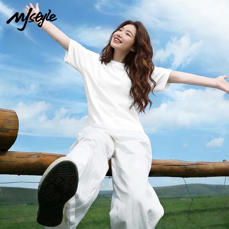 MJ Style Women's Oversized Cotton Tunic T-Shirt