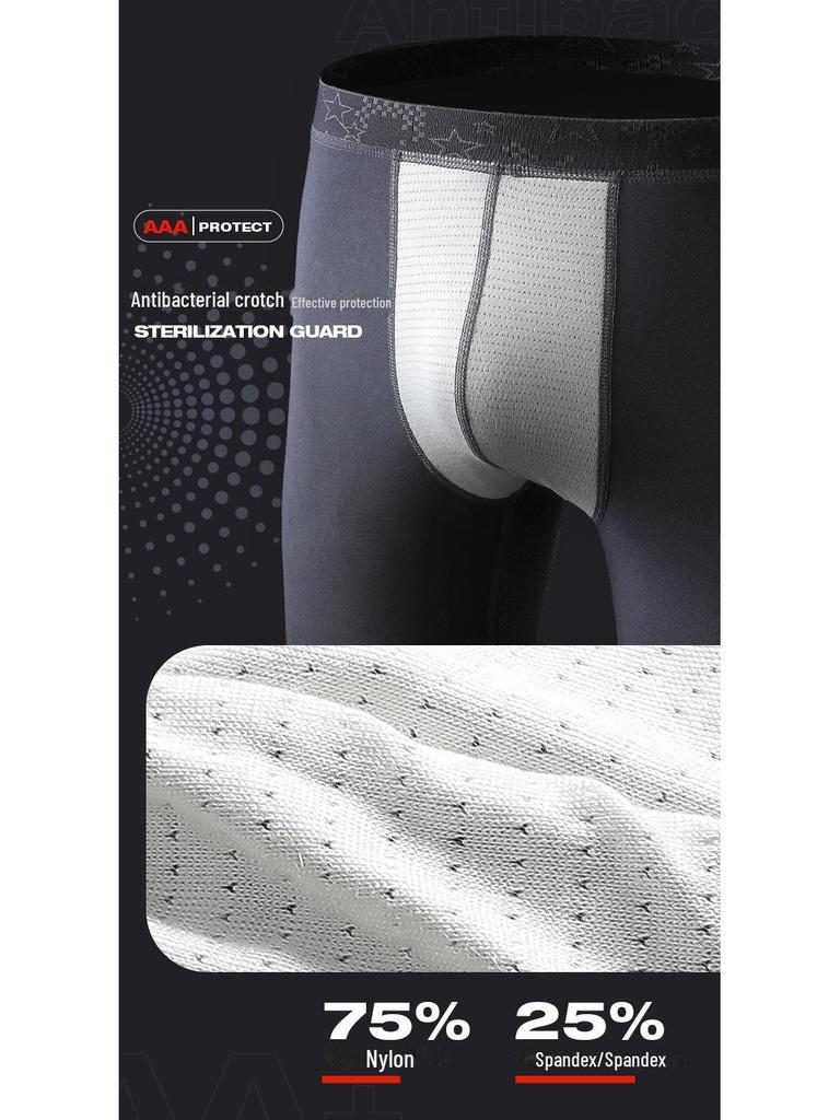 Men's Breathable Mesh Leggings - Lightweight, Warm Underwear for Spring, Autumn, and Winter