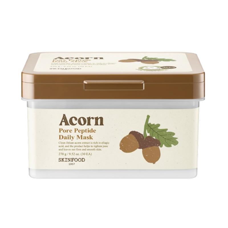 SKINFOOD Daily Mask 30 Sheets (Potato Madecassoside / Rice Brightening / Shine Muscat Cica / Carrot Carotene / Yuja Seed Vita / Acorn Pore Peptide)