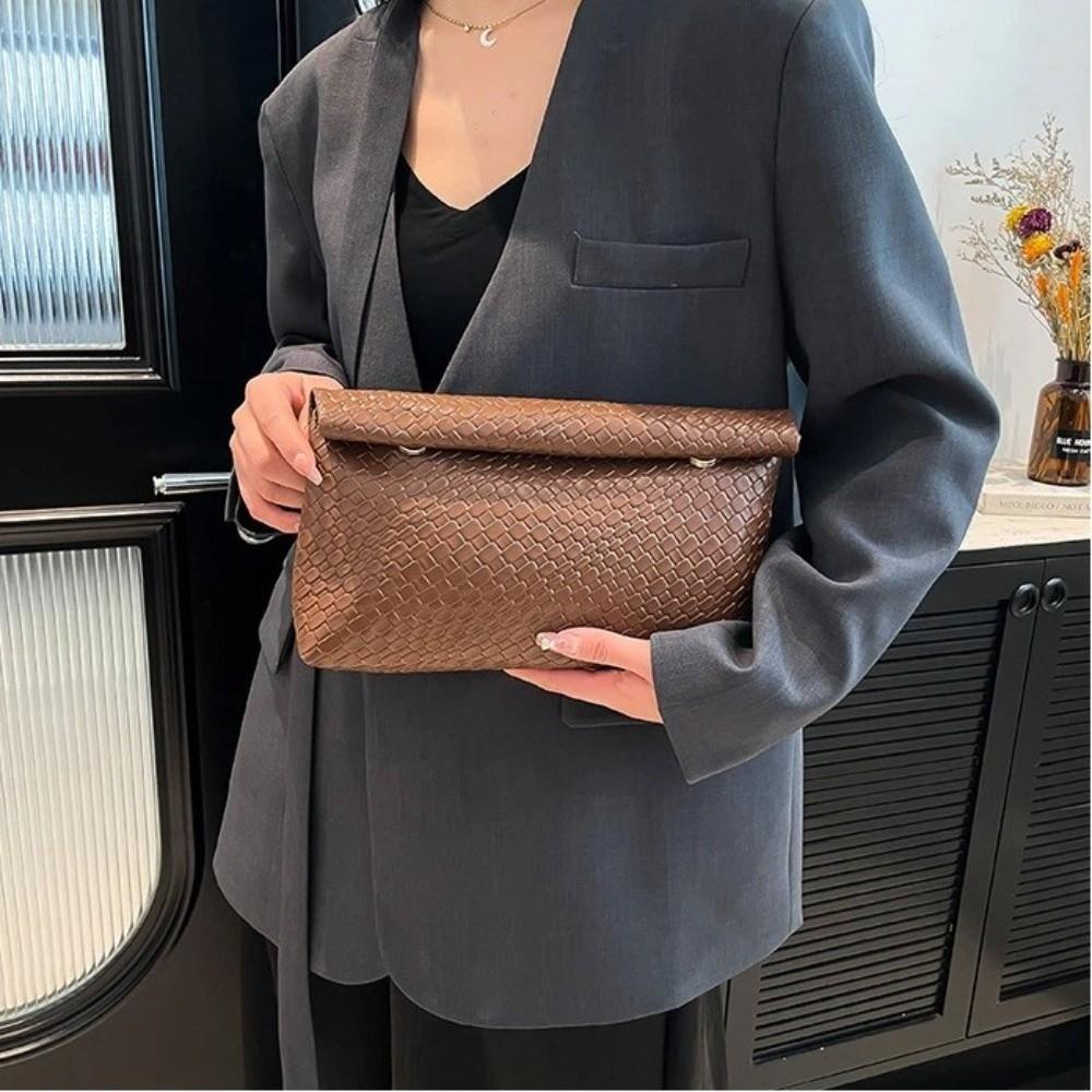 Elegant Buckle Women Clutch Bag Stone Pattern Large Capacity Coin Purse Multifunctional Dinner Bag Women