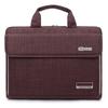 BRINCH Nylon Laptop Bag 14-16 Inch Notebook - Adjustable Crossbody Messenger With Inner Sleeve Water Resistant Shockproof