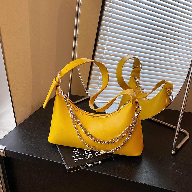 Niche Underarm Bag Women's New Fashion Versatile Dumpling Bag Casual Chain Shoulder Messenger Bag