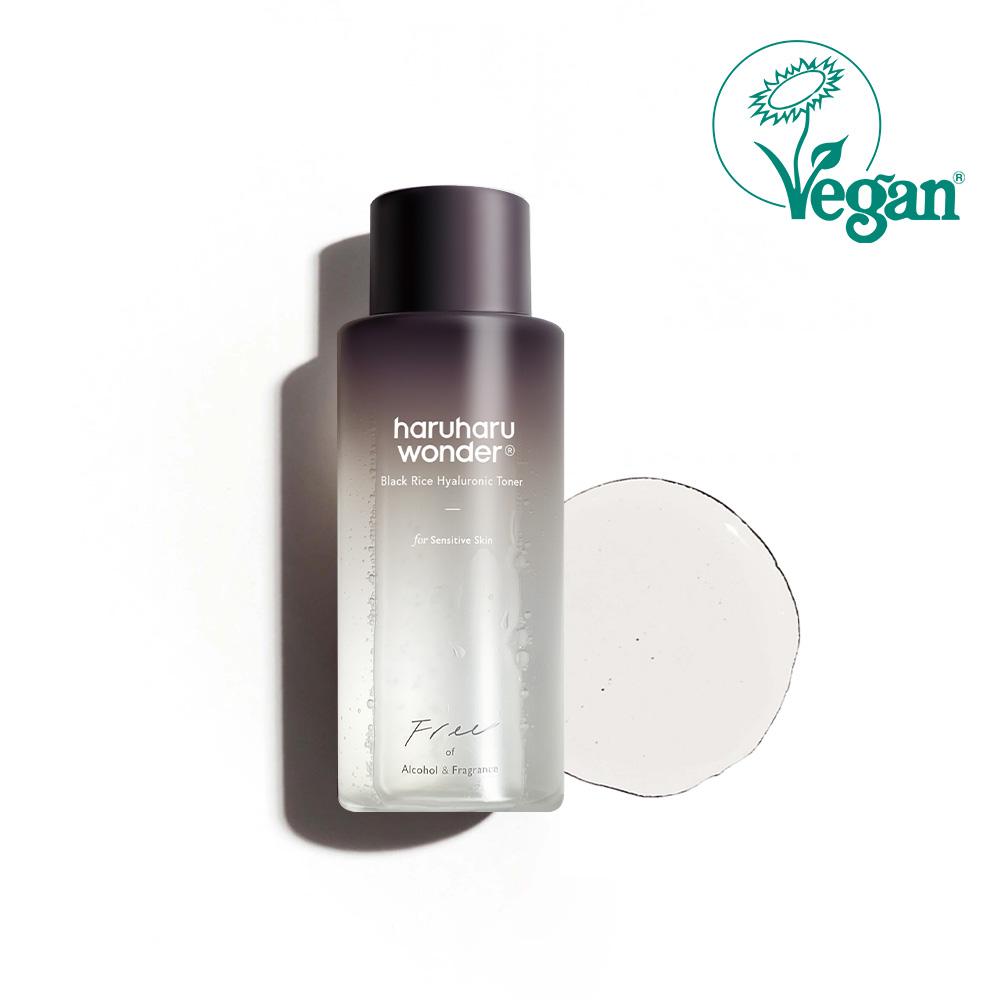 HARUHARU WONDER Vegan Black Rice Hyaluronic Fragrance-Free Toner 150ml - Toner Vegan Hydrate, Korean